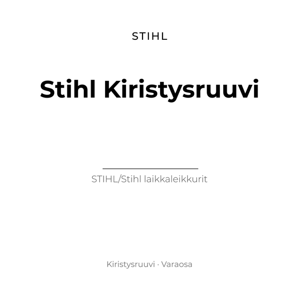 STIHL Kiristysruuvi