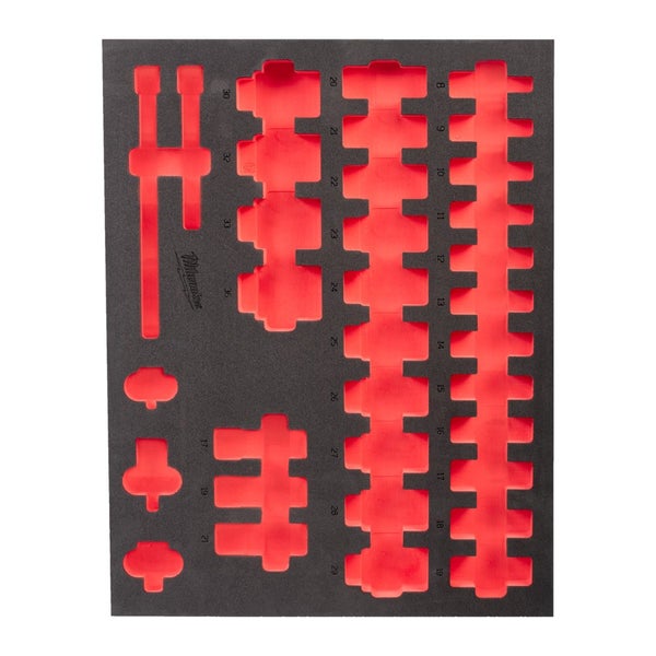 MILWAUKEE Hylsyalusta 410X530 1/2&Prime; Pitk&auml;