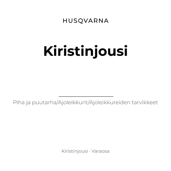 KIRISTINJOUSI