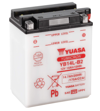 AKKU YUASA MP 14,7AH -+ 136X91X168 YB14L-B2