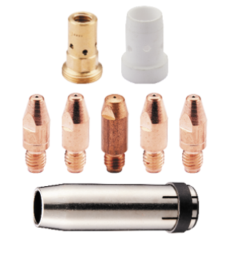 Wallius&reg; ORIGINAL&trade; kulutusosasarja BLUEPOWER&trade; 5000W MIG -polttimeen