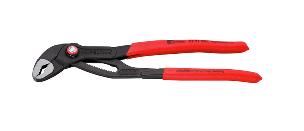 KNIPEX SIIRTOLEUKAPIHDIT 250MM COBRA QUICKSET 87 21 250
