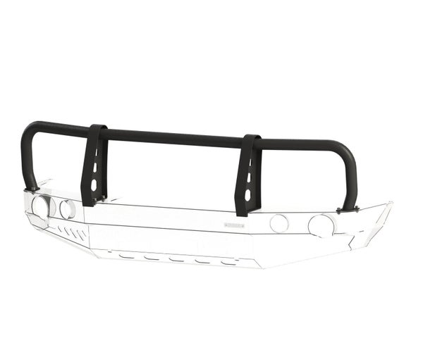 Bullbar Mitsubishi Pajero II 1991&ndash;1999 etupuskuriin ilman muovisia levennyksi&auml;