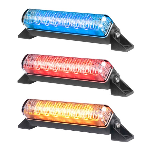 Varoitusvalo / Tasovilkku Purelux Strobe Sweeper HD - 12/24V / 18W / 90 mm, Punainen