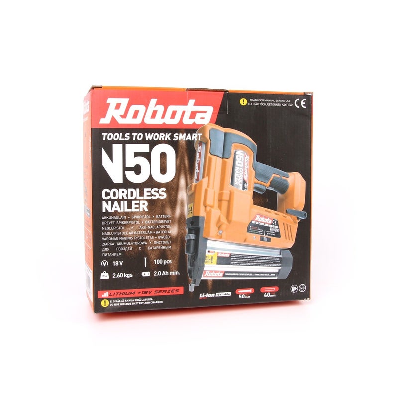 ROBOTA  DC-N50 AKKUYHDISTELM&Auml;NAULAIN, RUNKO