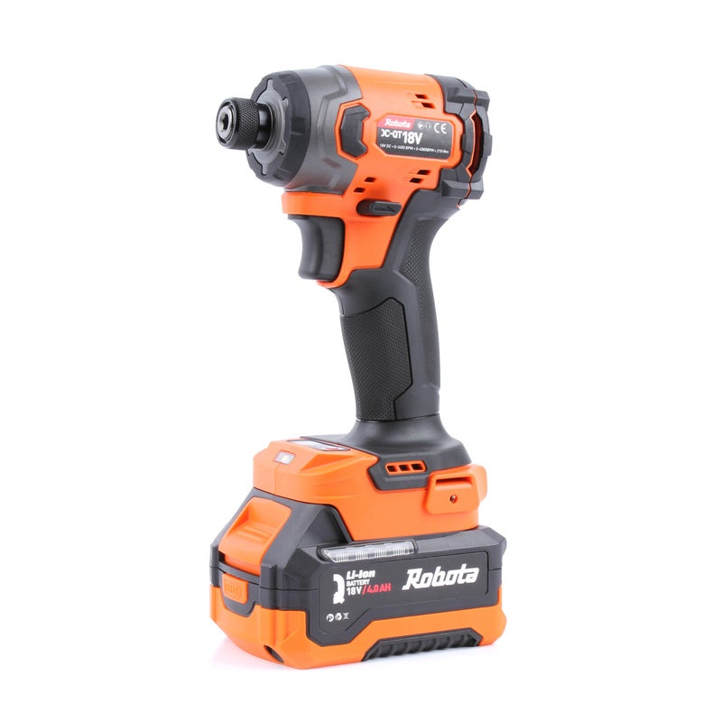 ROBOTA DC-QT18V ISKEV&Auml; AKKURUUVINV&Auml;&Auml;NNIN. RUNKO