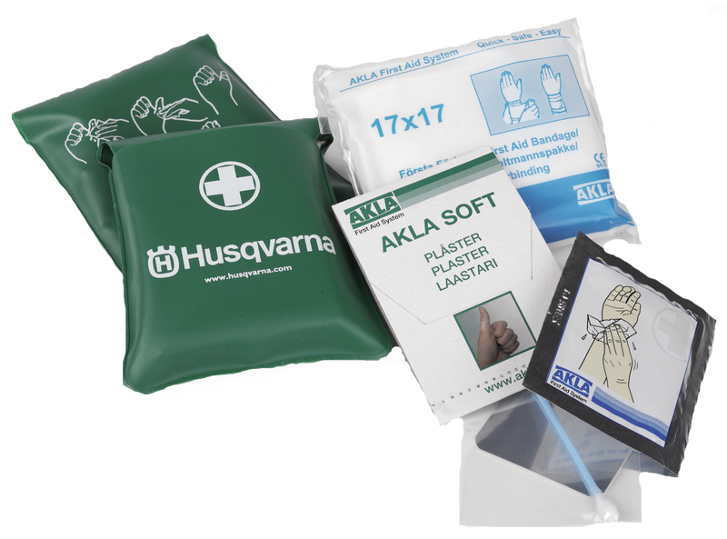 Ensiapupakkaus, Husqvarna