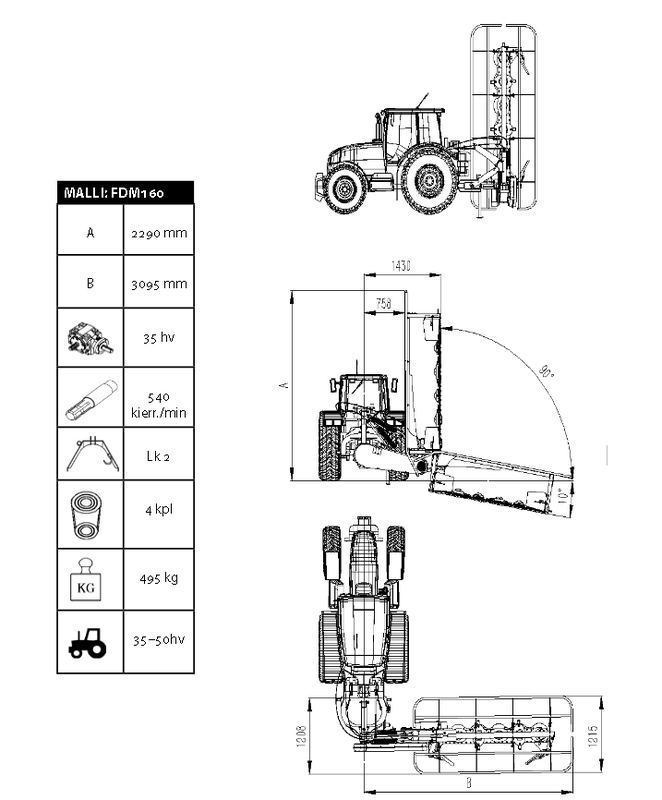 KELLFRI NIITTOKONE FDM160