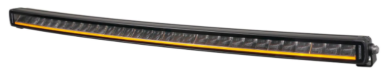 Lis&auml;valo Purelux Black X-Slim C800 - Kaareva / 80 cm / 165W / Ref. 40, 1 kpl