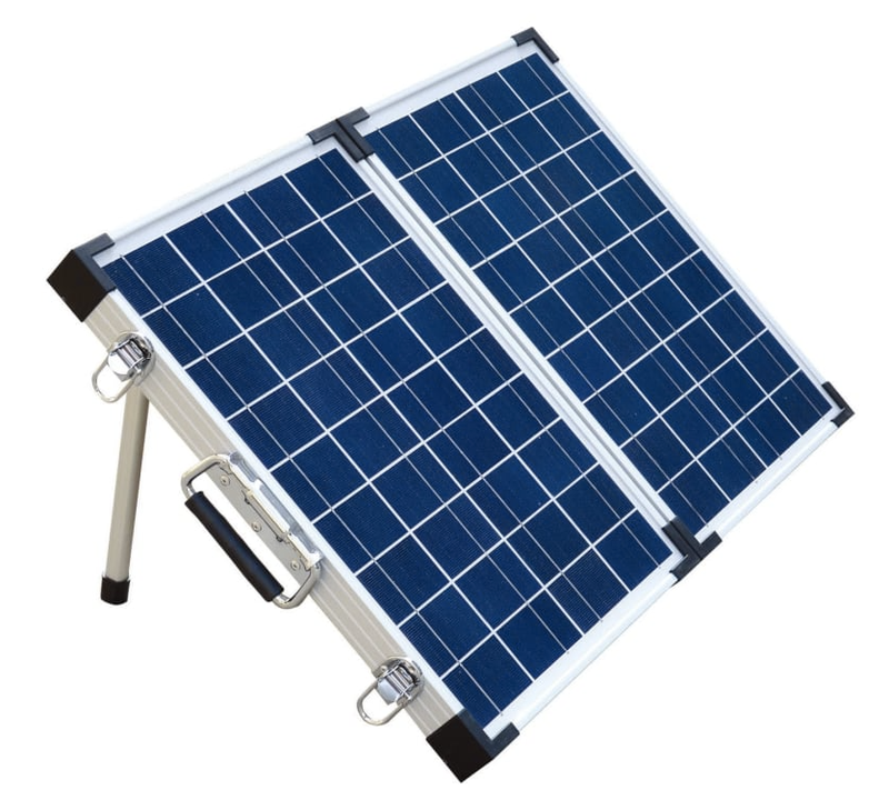 BRIGHTSOLAR 80W KANNETTAVA JA TAITETTAVA AURINKOPANEELI, SIS. S&Auml;&Auml;TIMEN