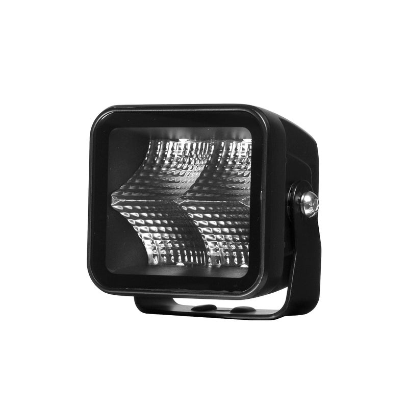 Ty&ouml;valo Purelux Black Square 40 Flood - 8 cm / 40W / Leve&auml;, 1 kpl