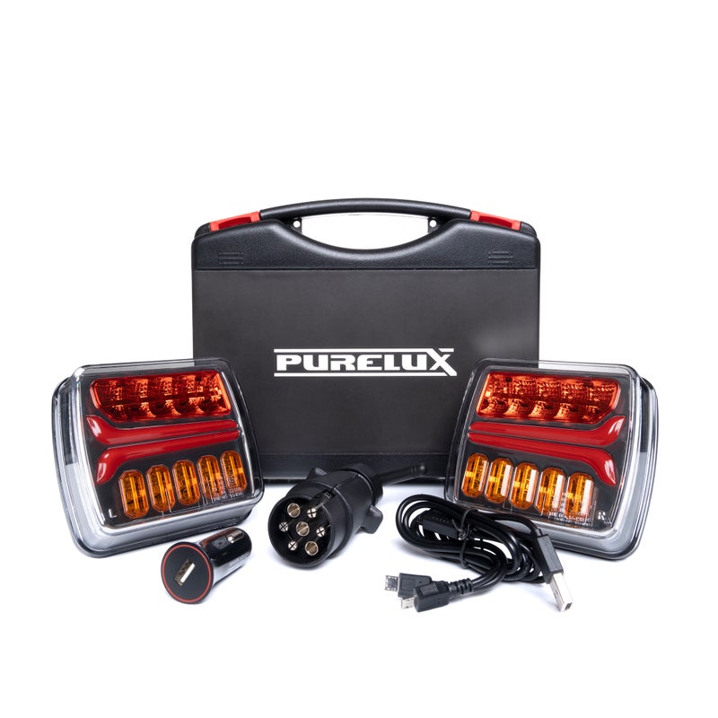 Takavalosarja Purelux Wireless Trailer Light Kit - Langaton / Magneettinen kiinnitys