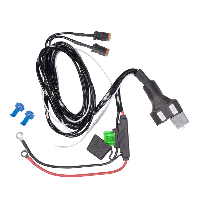 Relejohtosarja Purelux Dualrelay 12V, DT-2, Pelkk&auml; johtosarja